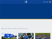 Tablet Screenshot of leinsterrugby.ie
